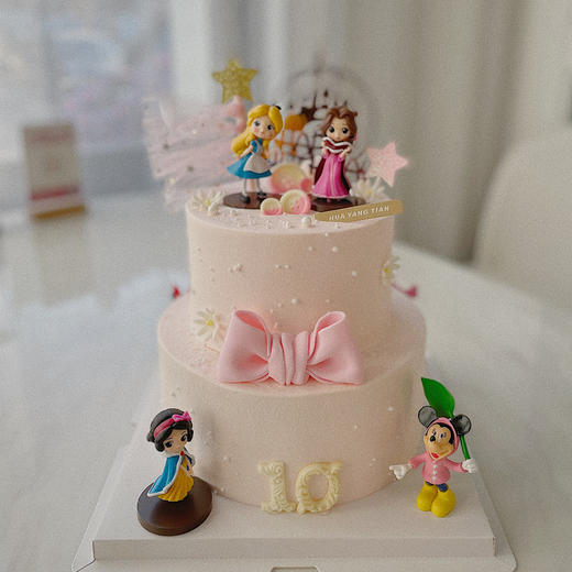 迪士尼Party · 复古童趣奶油蛋糕*公主摆件随机 商品图1