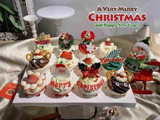 圣诞分享组合，纸杯蛋糕，圣诞装饰插件会随机搭配哦 商品图9