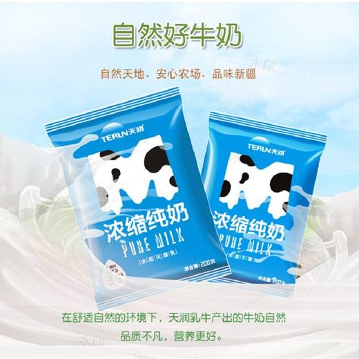 新疆天润浓缩牛奶M枕200g*20袋纯牛奶利乐枕新日期 商品图2