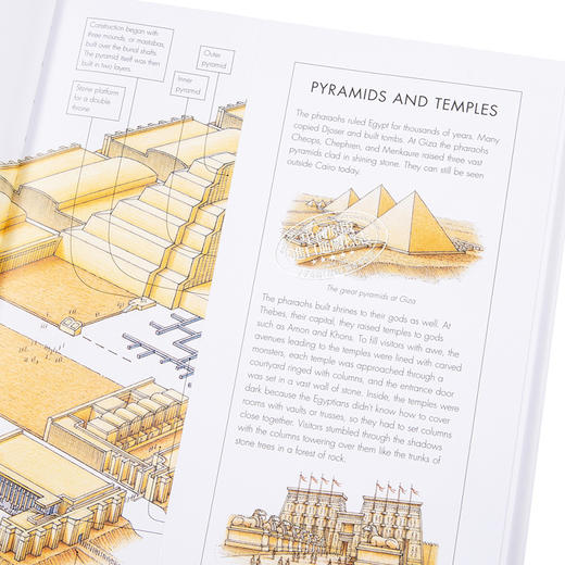 【中商原版】建筑的故事（Stephen Biesty插图）英文原版 The Story of Buildings 商品图3