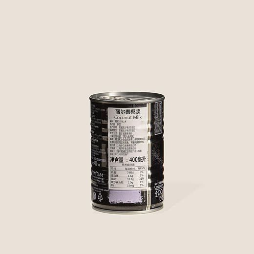 丽尔泰椰浆 400ml 商品图1