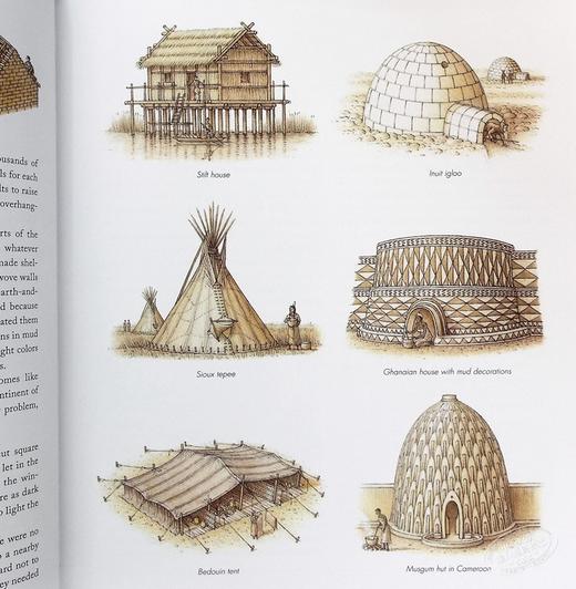【中商原版】建筑的故事（Stephen Biesty插图）英文原版 The Story of Buildings 商品图5