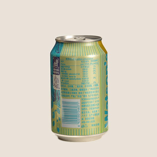 屈臣氏莫吉托味苏打汽水 330ml 商品图1