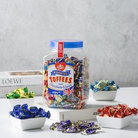 英国沃尔克斯什锦太妃糖礼罐装908g/064411 多种口味混合节日送礼喜糖推荐