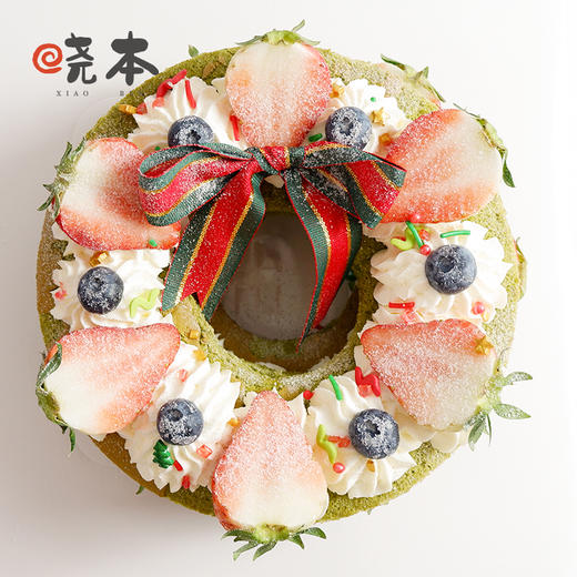 圣诞限定｜圣诞花环裸蛋糕 商品图1