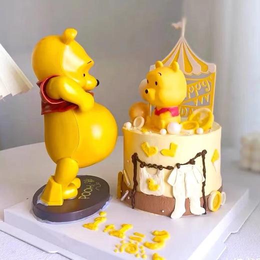维尼小熊孕妈咪主题蛋糕d 商品图0