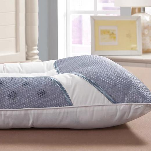 【热卖推荐】自然醒全棉决明子立体枕芯48*74*10cm磁疗枕头家用睡眠枕护颈椎枕SXM 商品图1