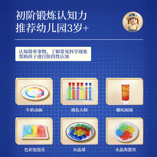 【418个科学实验 可玩14个月】儿童少年游科学实验套装 视频+绘本双向教学 0基础也能玩 新年礼物 实验盒子礼盒装 商品图2