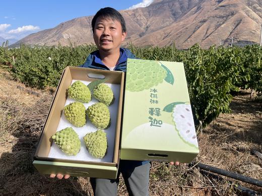 【凤梨释迦果】 甜甜甜 纯甜 冰淇淋风味 果肉细腻/ 顺丰包邮 商品图8