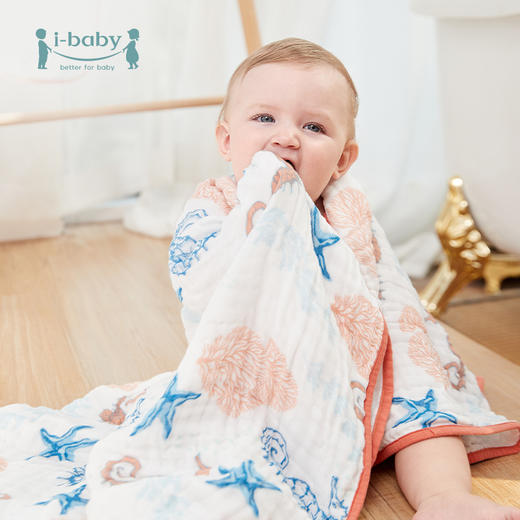 ibaby×outlast太空科技恒温婴儿浴巾银离子自清洁 新生宝宝吸水浴袍初生儿童洗澡毛巾 商品图1