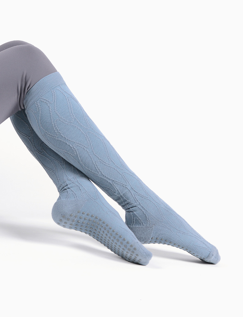 【买一赠一】瑜伽袜子长筒防滑压力袜室内防滑地板袜高筒袜子女运动袜