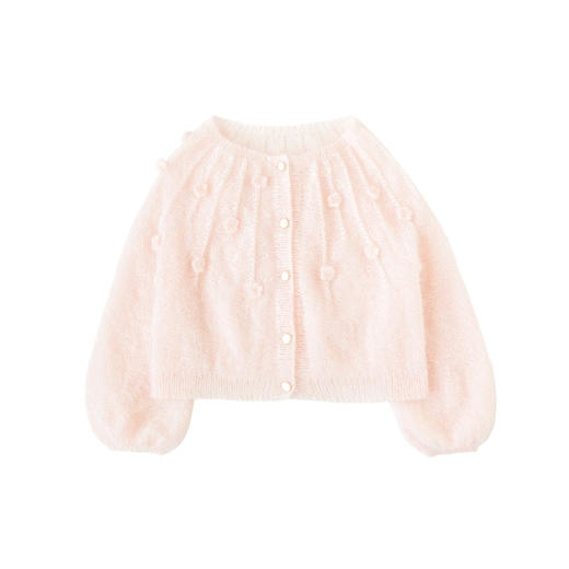 苏苏姐家花境马海毛开衫毛衣手工diy编织毛线团针织衣服材料包議 商品图3