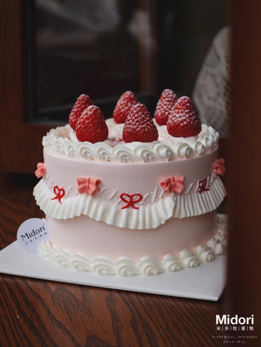 手绘草莓蛋糕 | 粉红系列 可爱 甜美-低糖处理无添加 商品图2