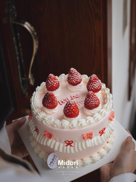 手绘草莓蛋糕 | 粉红系列 可爱 甜美-低糖处理无添加 商品图4
