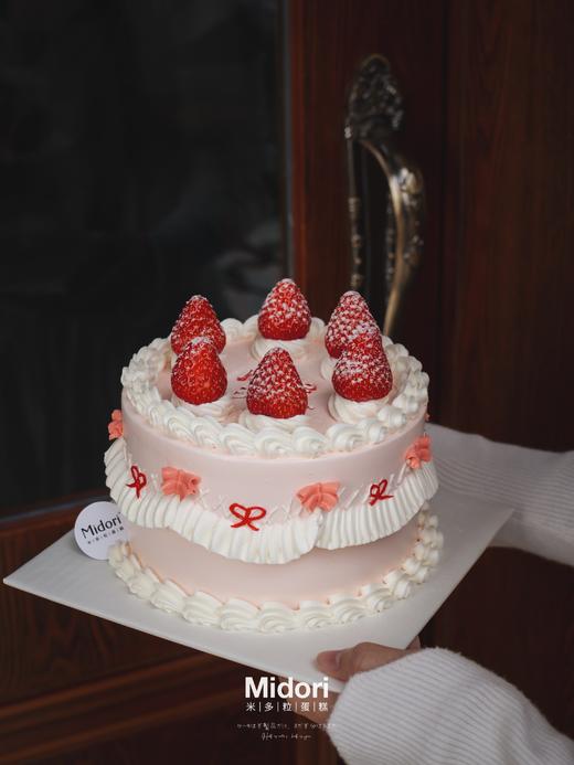 手绘草莓蛋糕 | 粉红系列 可爱 甜美-低糖处理无添加 商品图5