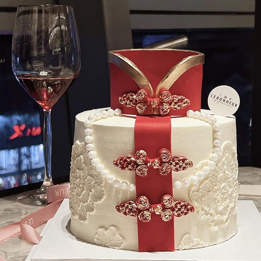 珍珠旗袍女神 · 奶油霜蛋糕 商品图0