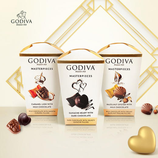 歌帝梵盒装系列巧克力117g 融化唇齿间的浪漫多种口味 045039/045040/045041 商品图0