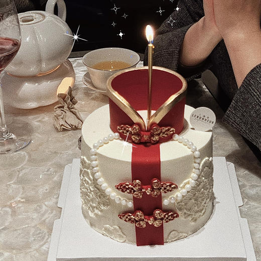 珍珠旗袍女神 · 奶油霜蛋糕 商品图1