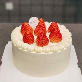（可定制无蔗糖）银座草莓蛋糕 / 多尺寸可选