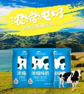 新疆天润浓缩纯奶M版205g*20包