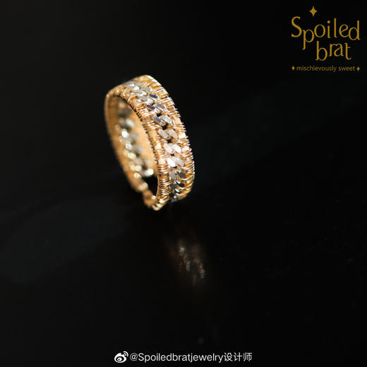 SpoiledBrat Jewelry 金银轨道戒指 商品图0