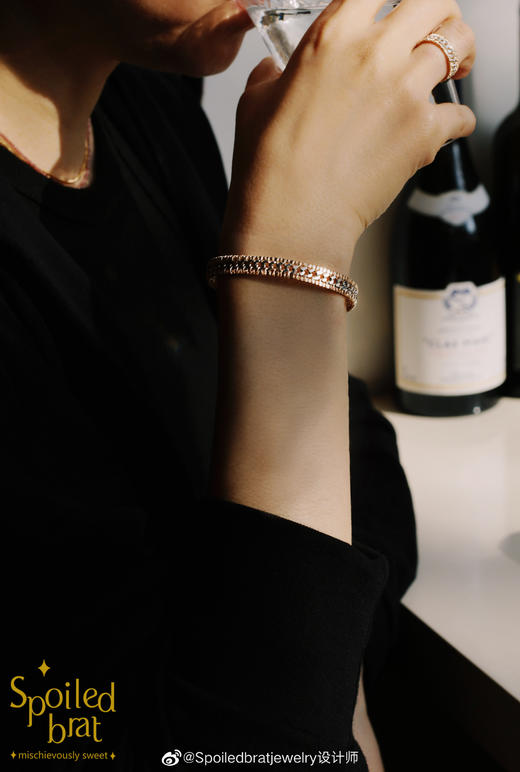 SpoiledBrat Jewelry金银配轨道手镯 商品图1