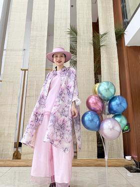 高定款玉兰花外套（22705161-樱花）