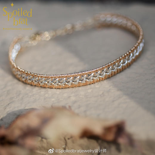 SpoiledBrat Jewelry金银配轨道手镯 商品图0