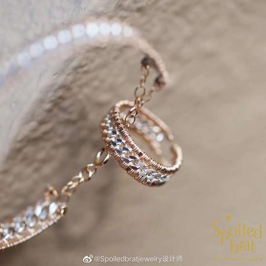 SpoiledBrat Jewelry 金银轨道戒指 商品图4
