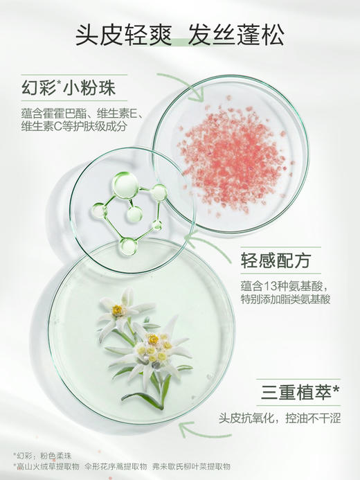 海瑟薇幻彩氨基酸洗发水（控油蓬松） 商品图2