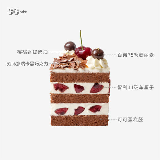 黑森林车厘子·智利车厘子巧克力蛋糕 商品图3