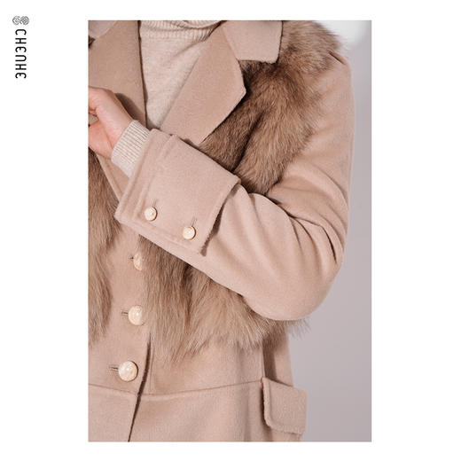 M1L1臣禾  大衣外套无小皮草 K214251617 商品图3