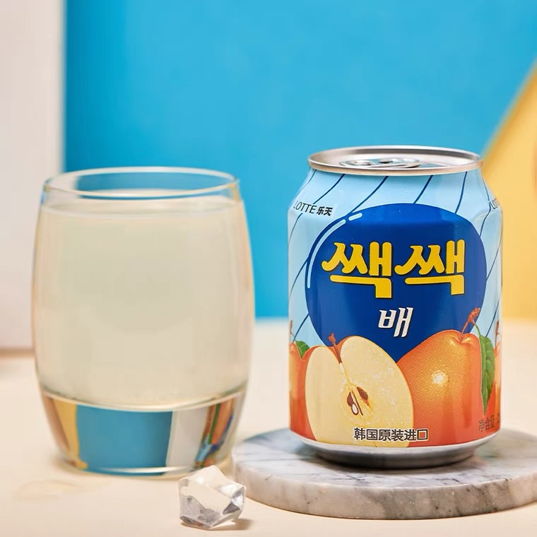 乐天梨汁l쌕쌕배238ml