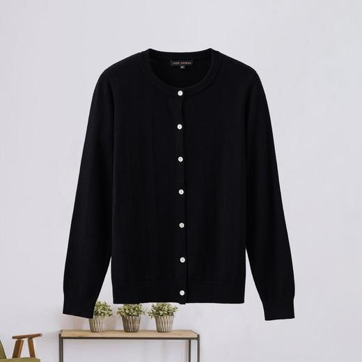 臣禾【绵羊毛100%开衫】【既是春秋的外套更是夏天的空调衫】多色可选针织衫短外套H221090454 （现货库存 不补） 商品图0