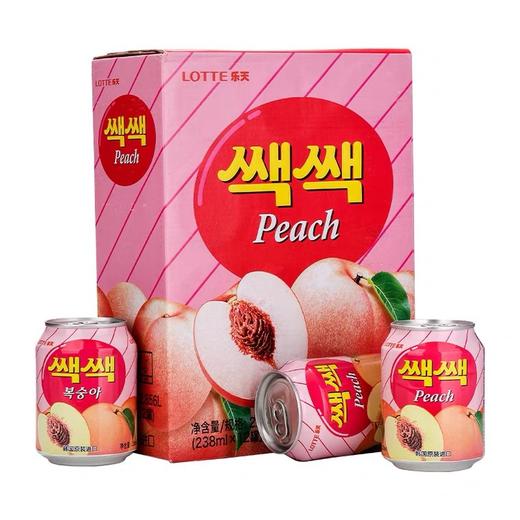 乐天水蜜桃汁롯데쌕쌕복숭아238ml*12罐 商品图0