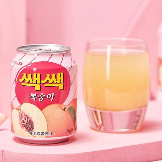 乐天水蜜桃汁롯데쌕쌕복숭아238ml 商品图0