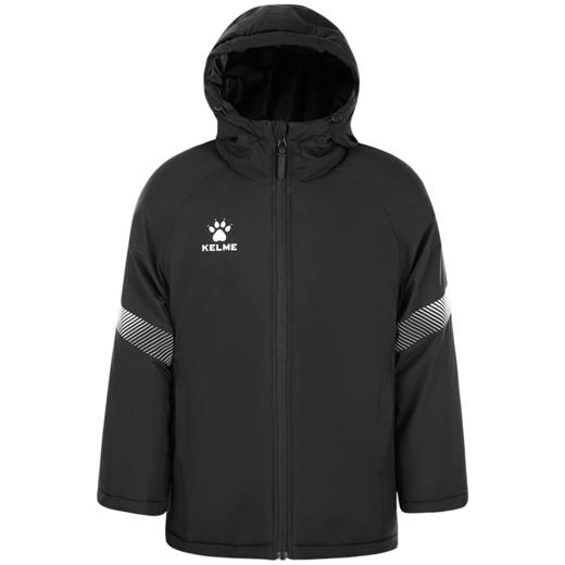 卡尔美 儿童连帽短款棉服中甲同款足球训练服连帽保暖棉衣 商品图4