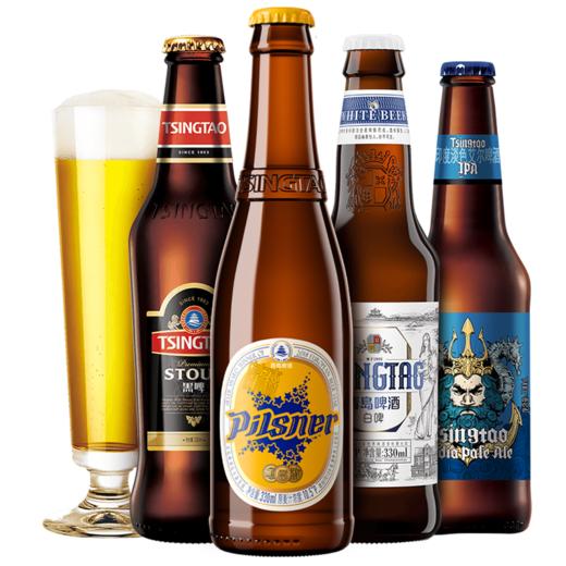 青岛啤酒礼盒精酿小瓶330ml*8瓶/箱 商品图5