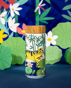 法国插画师联名款 日出之地系列勇虎迎新随身杯 双层330ml