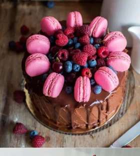 马卡龙巧克力（ 巧克力胚子和巧克力奶油）（8个马卡龙）