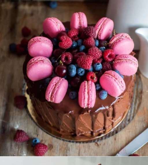 马卡龙巧克力（ 巧克力胚子和巧克力奶油）（8个马卡龙） 商品图0