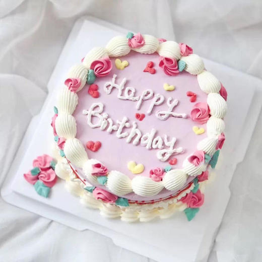 复古蛋糕B（4寸加高） 商品图0