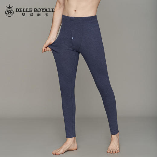 皇家丽美男士冬季打底线裤衬裤毛裤保暖裤男款BNN8177 商品图4