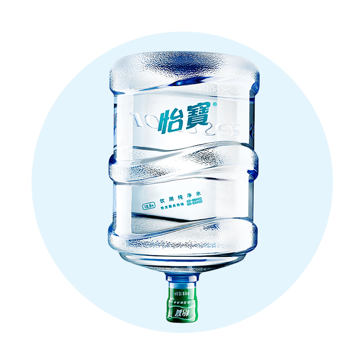 【A润家送水-翠林华庭】怡宝18.9L桶装水-下单完成不退不换
