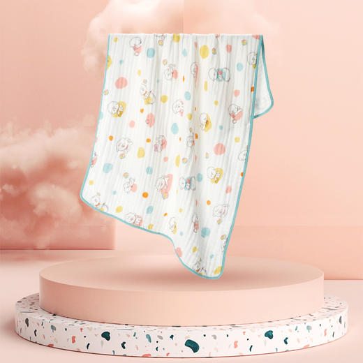 【秒杀39元】ibaby×outlast太空科技恒温&奈娃联名ip宝宝纱布浴巾新生儿厚款棉纱布斗篷浴袍非质量问题不退不换 商品图5