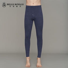 皇家丽美男士冬季打底线裤衬裤毛裤保暖裤男款BNN8177