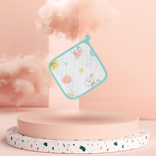 【秒杀39元】ibaby×outlast太空科技恒温&奈娃联名ip宝宝纱布浴巾新生儿厚款棉纱布斗篷浴袍非质量问题不退不换 商品图7