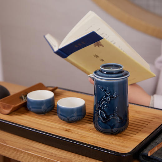 梅香泡茶器  壶180ml双层/杯60ml 商品图2