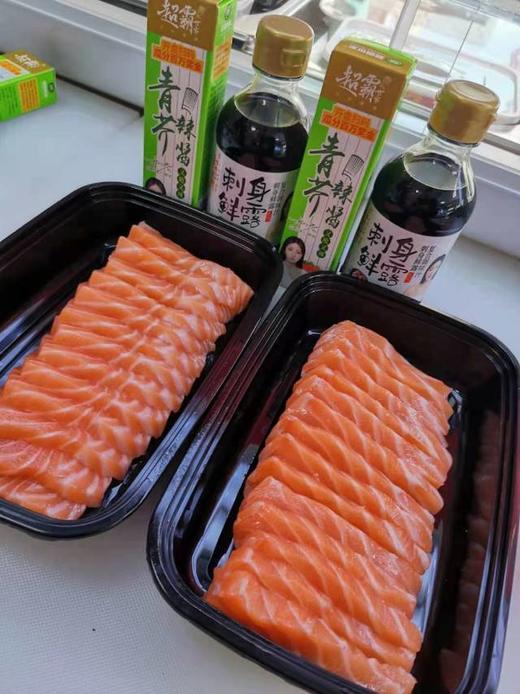 【周五到】挪威三文鱼 200克~来自北极纯净海域的顶级优质三文鱼，新鲜现切，肉质嫩滑，吃在嘴里还有股奶香味 商品图0