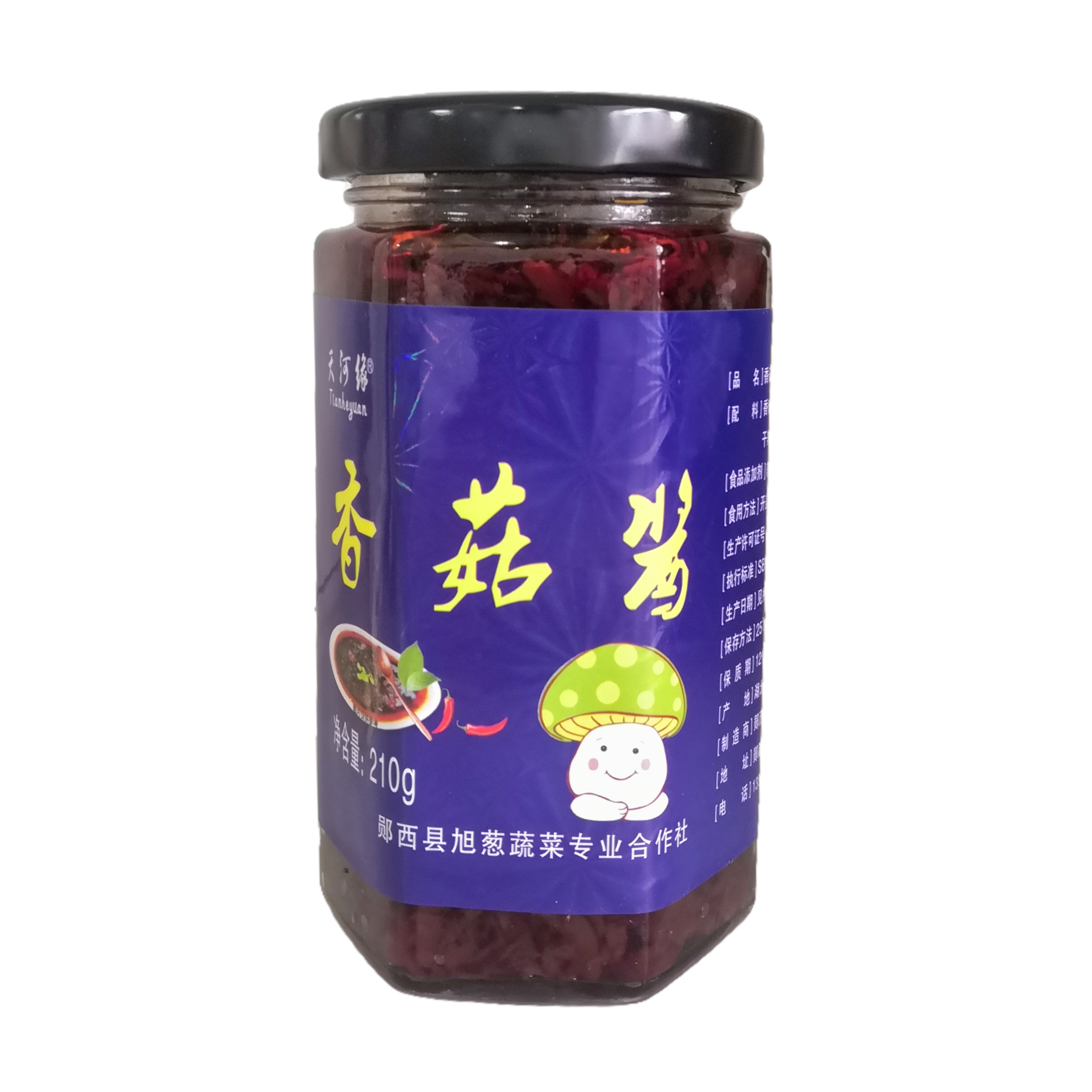天河缘香菇酱210g瓶装